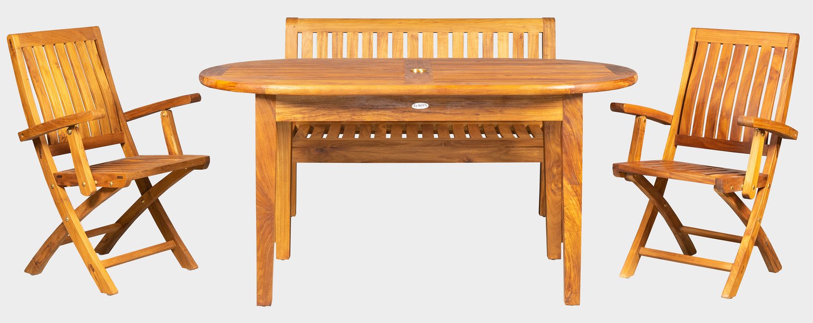 DANTE SET - balkonový set - kvalitní ratanový, teakový nábytek od RATTAN STUDIO